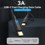 Vention Cable USB 2.0 Tipo-C a Tipo-C TAUBI 3m 3A Negro